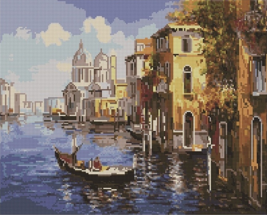 фото Алмазная мозаика Paintboy GF 2235 Путешествие по Венеции 40х50 см