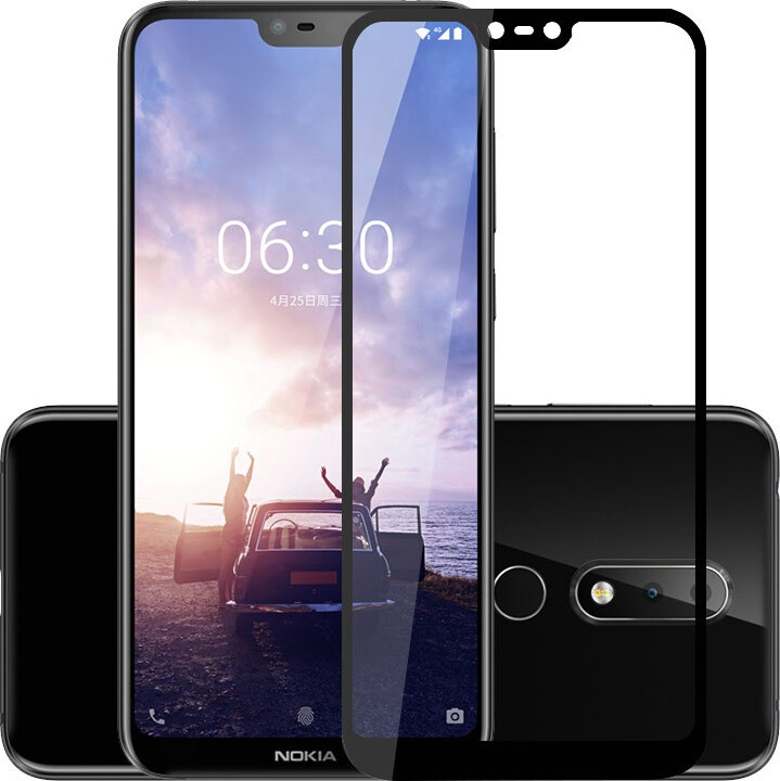 фото Защитное стекло для смартфона Nokia 6.1 plus Black