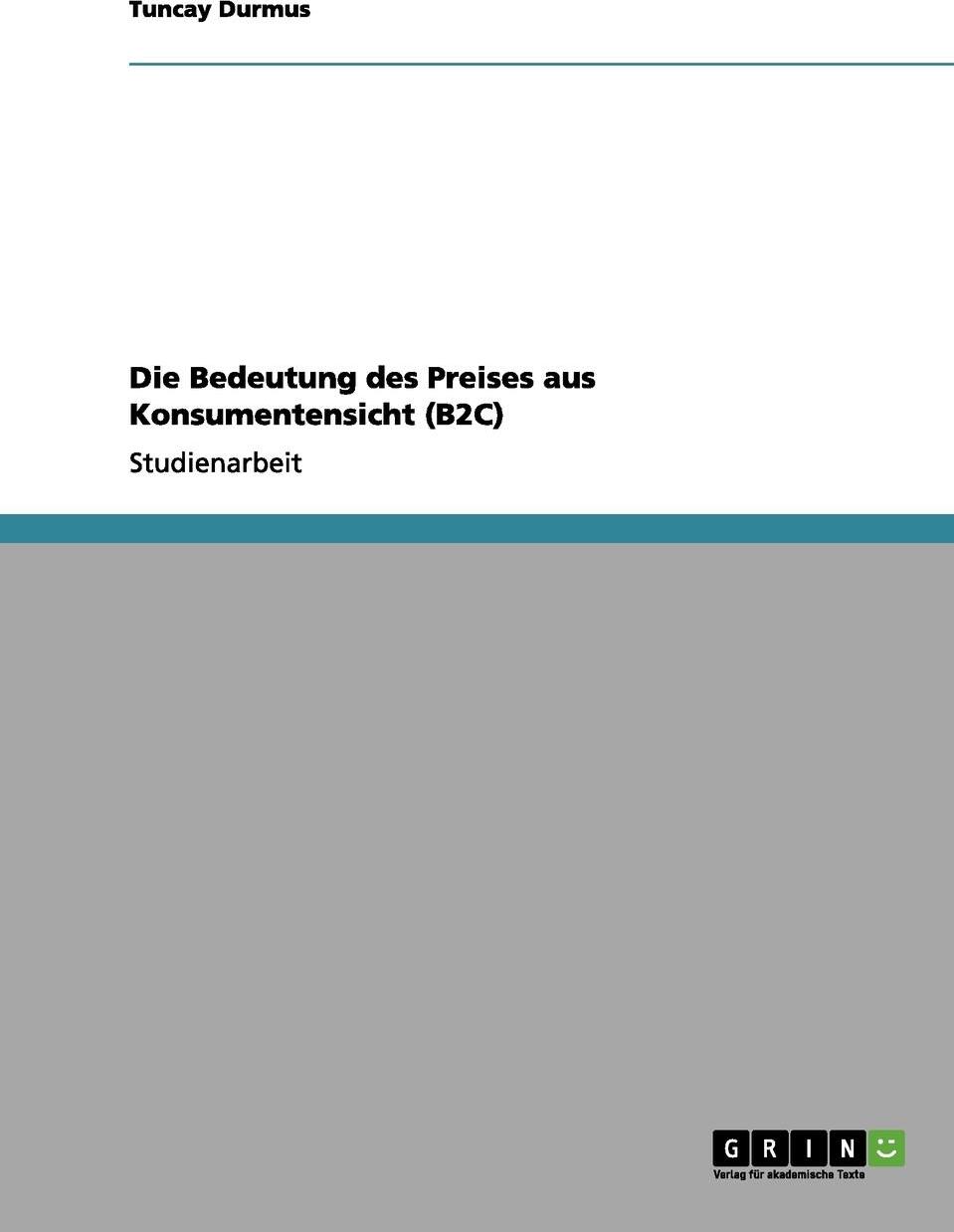 фото Die Bedeutung des Preises aus Konsumentensicht (B2C)