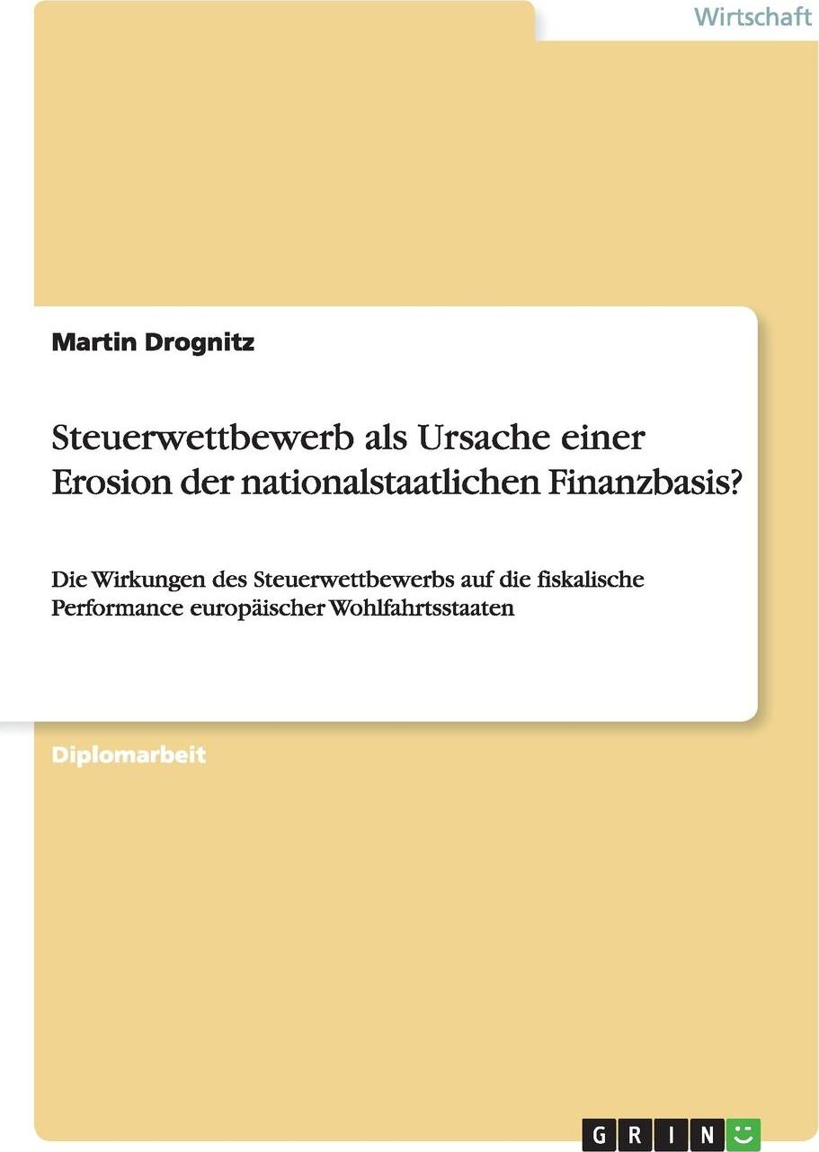 фото Steuerwettbewerb als Ursache einer Erosion der nationalstaatlichen Finanzbasis?