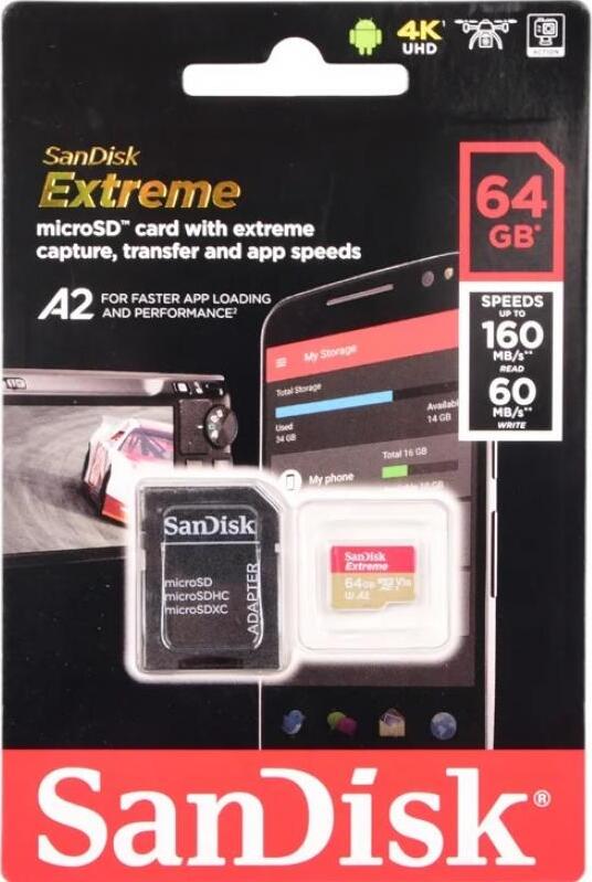 фото Карта памяти micro SDXC 64Gb SanDisk Extreme U3