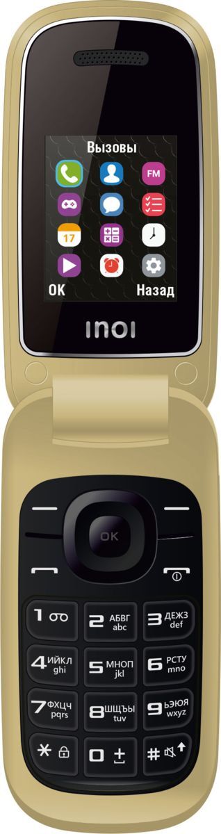 фото Мобильный телефон INOI 108R золотой