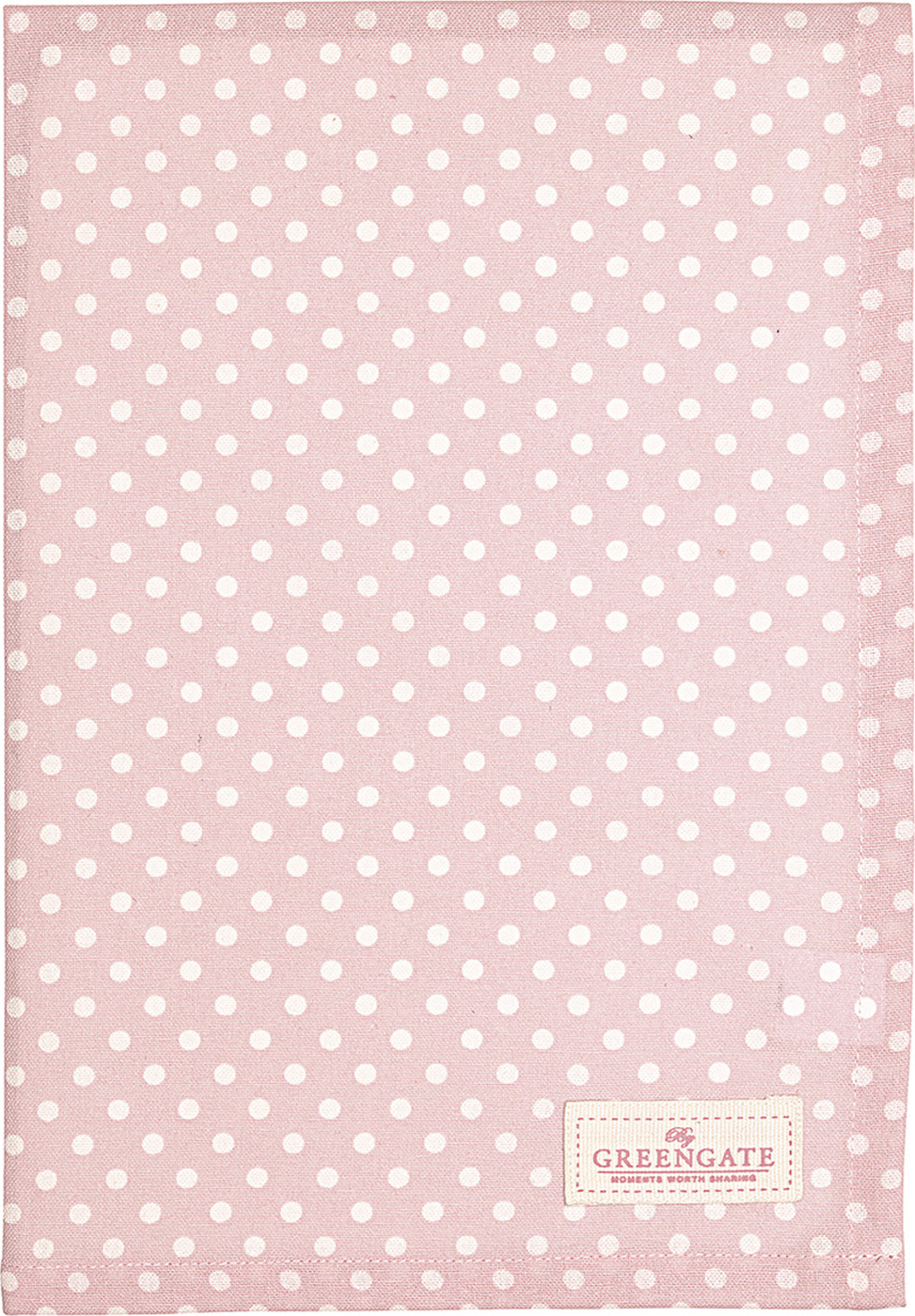 фото Полотенце Greengate Spot pale pink 50x70 см