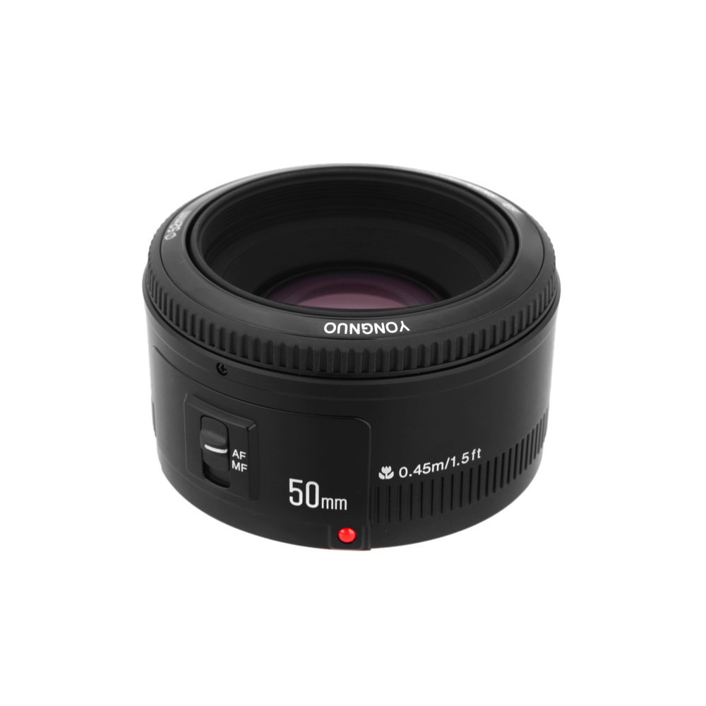 YONGNUO  YN EF 50mm f/1.8 AF объектив,для Canon EOS DSLR камеры,черный