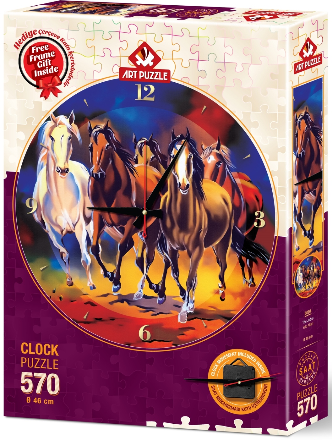 ART PUZZLE / Пазлы "Часы, скакуны", 570 деталей — купить в интернет ...
