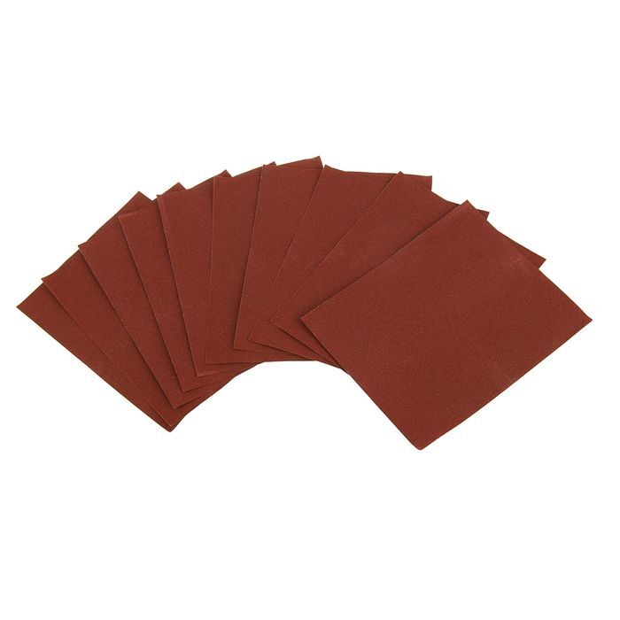 Шкурка шлифовальная в листах ЛОМ, на бумажной основе водостойкая, 230x280, Р80, 10 шт