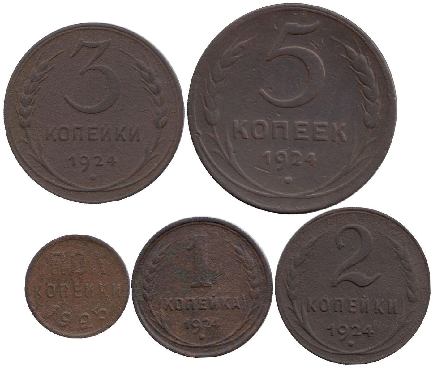 Монета 5 копеек 1924 год. 5 Копеек СССР 1924. Монета СССР 5 копеек 1924. Монета 5 копеек 1924 года. Монета СССР 1 копейка 1924.