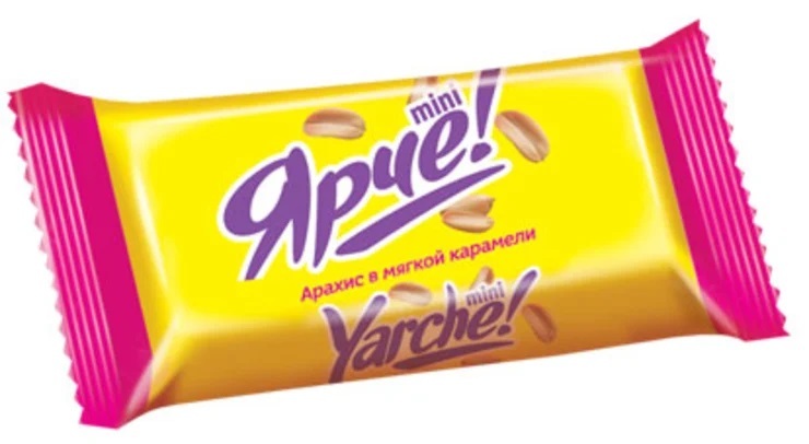 Характеристики Конфета "Ярче!" с арахисом (упаковка 1 кг), подробное ...