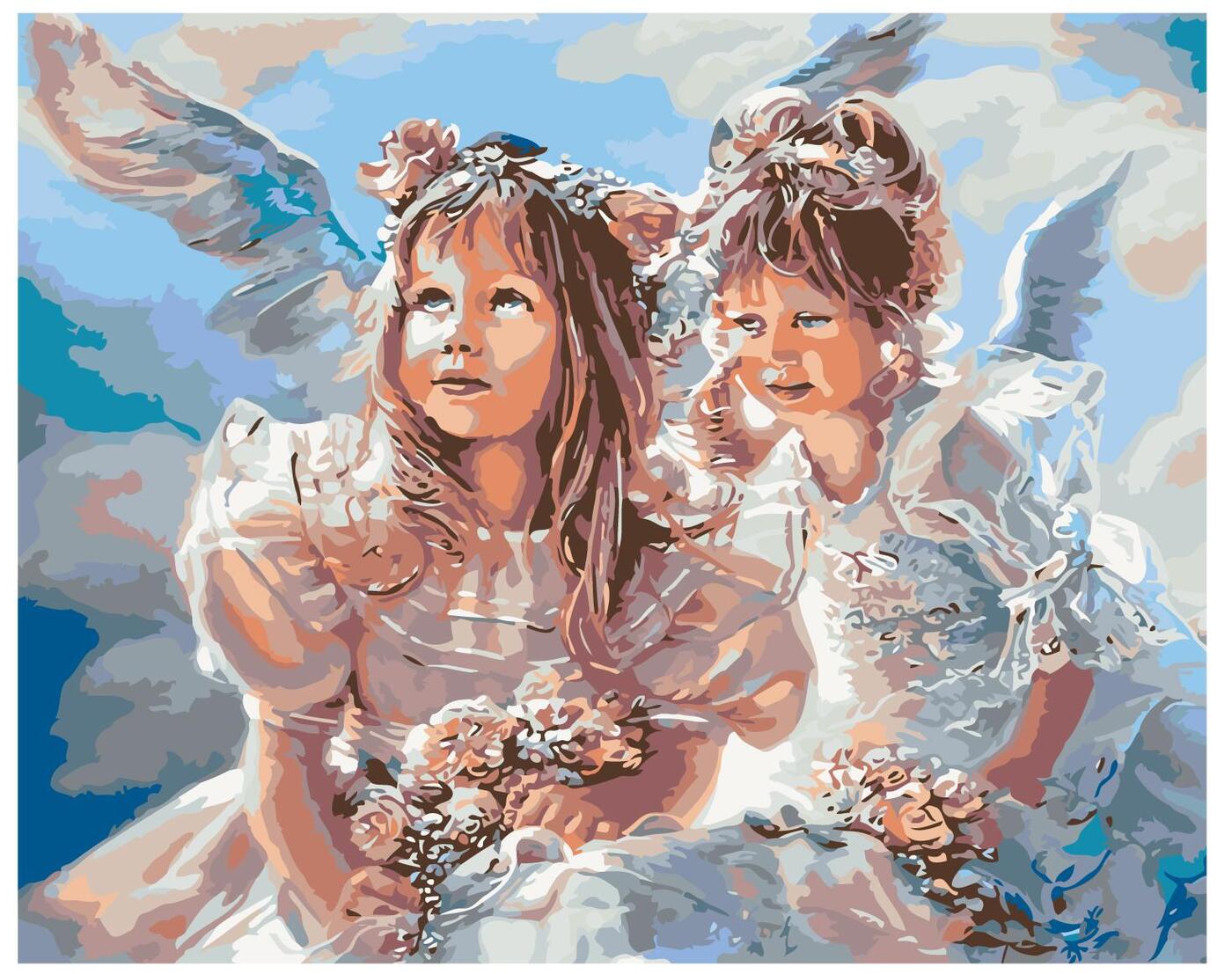 Ангелы дети живопись