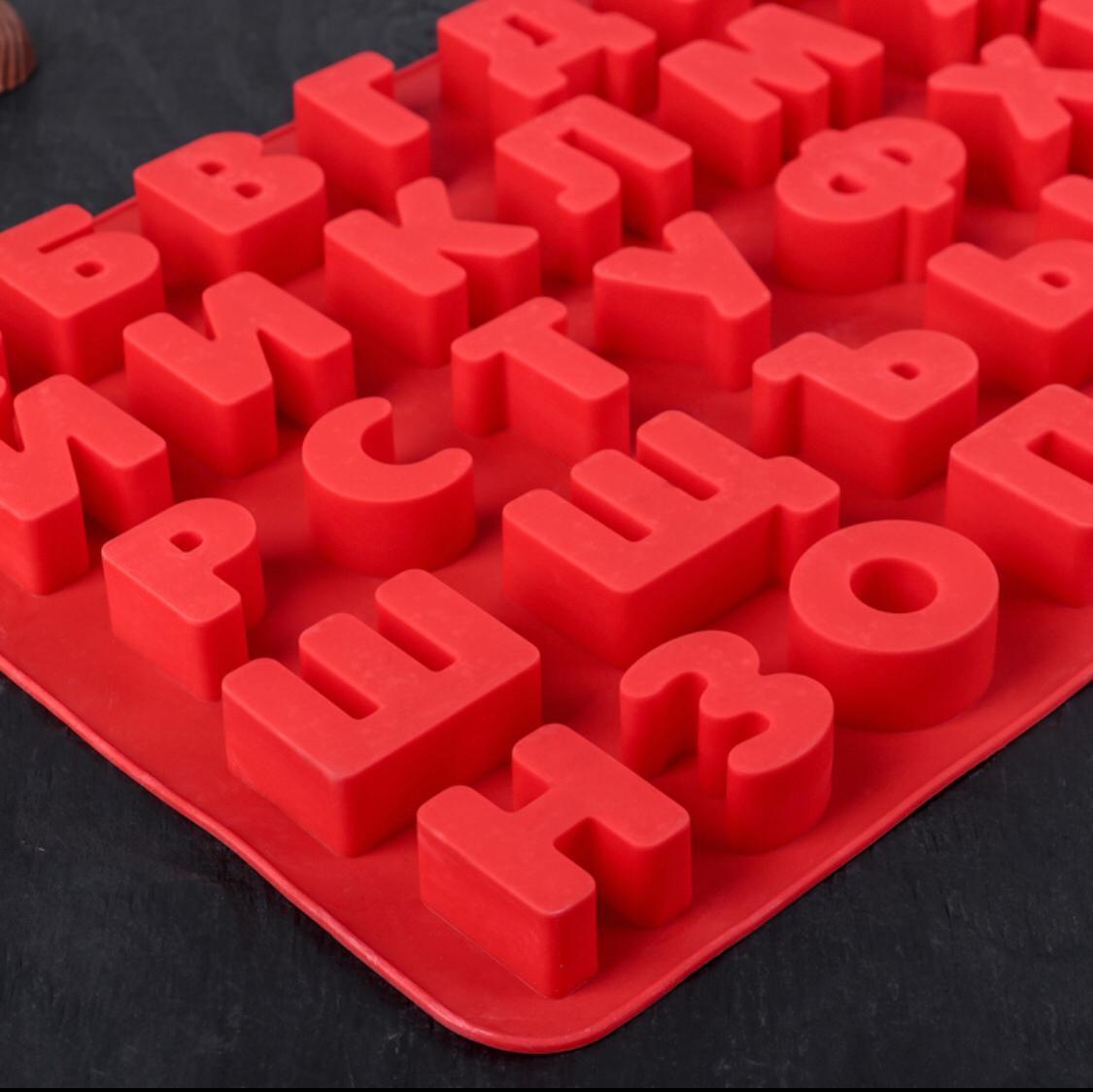 формочки для шоколада силиконовые. форма для шоколада "цифры". силиконовая форма для выпечки буквы. формы для льда буквы. форма силиконовая алфавит 2854670.
