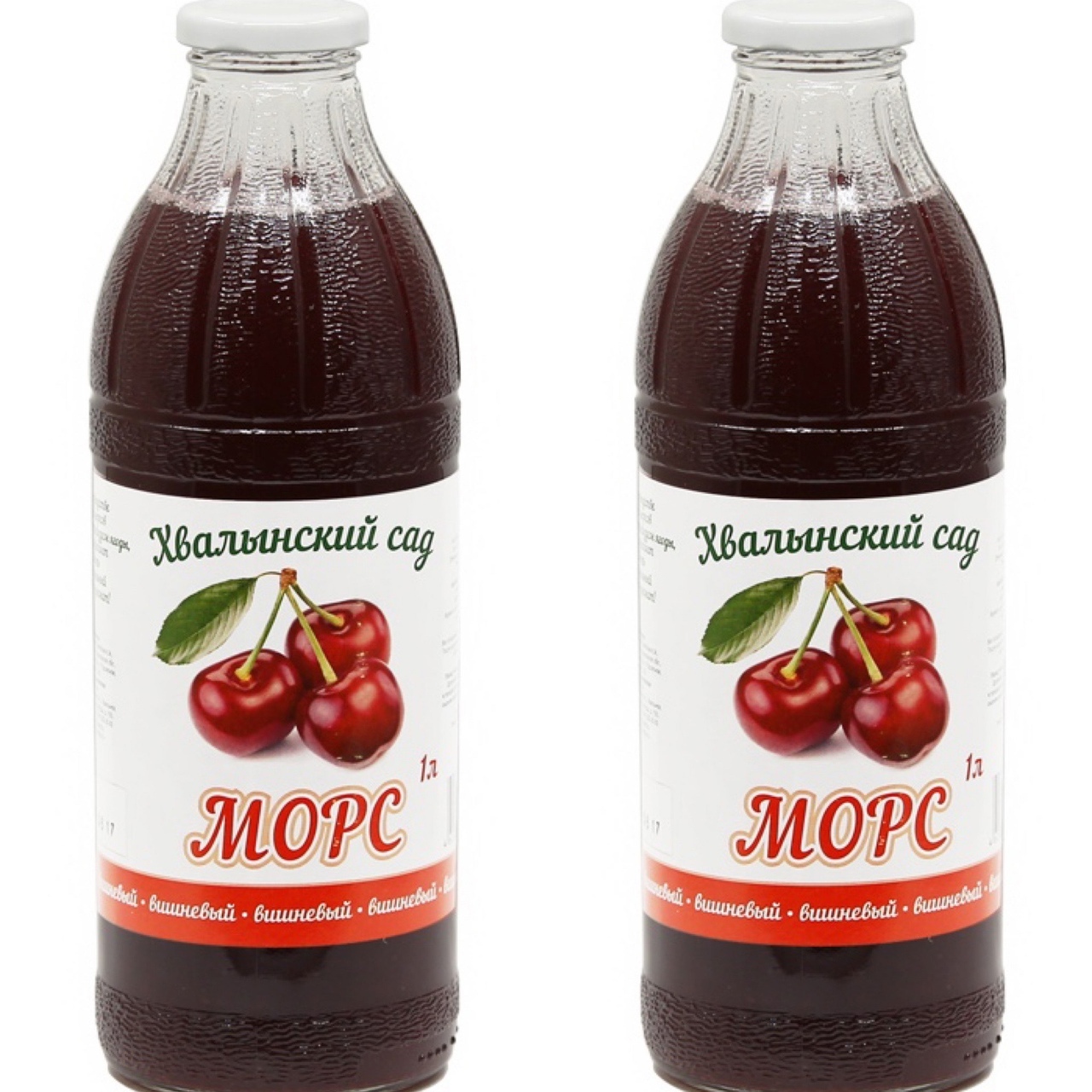 Морс вишневый Хвалынский сад 1л (2 шт. по 1л) — купить в интернет ...
