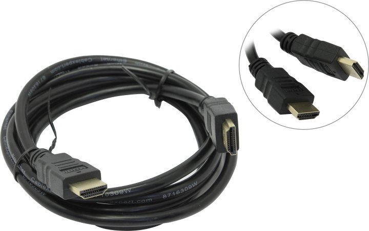 Кабель HDMI to HDMI Cablexpert CC-HDMI4-6 19M-19M 1.8м ver2.0