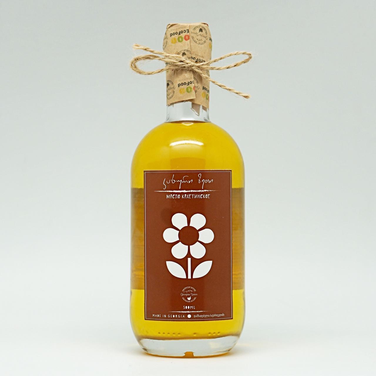 Масло кахетинское подсолнечное 500 мл Georgian Spices — купить в ...