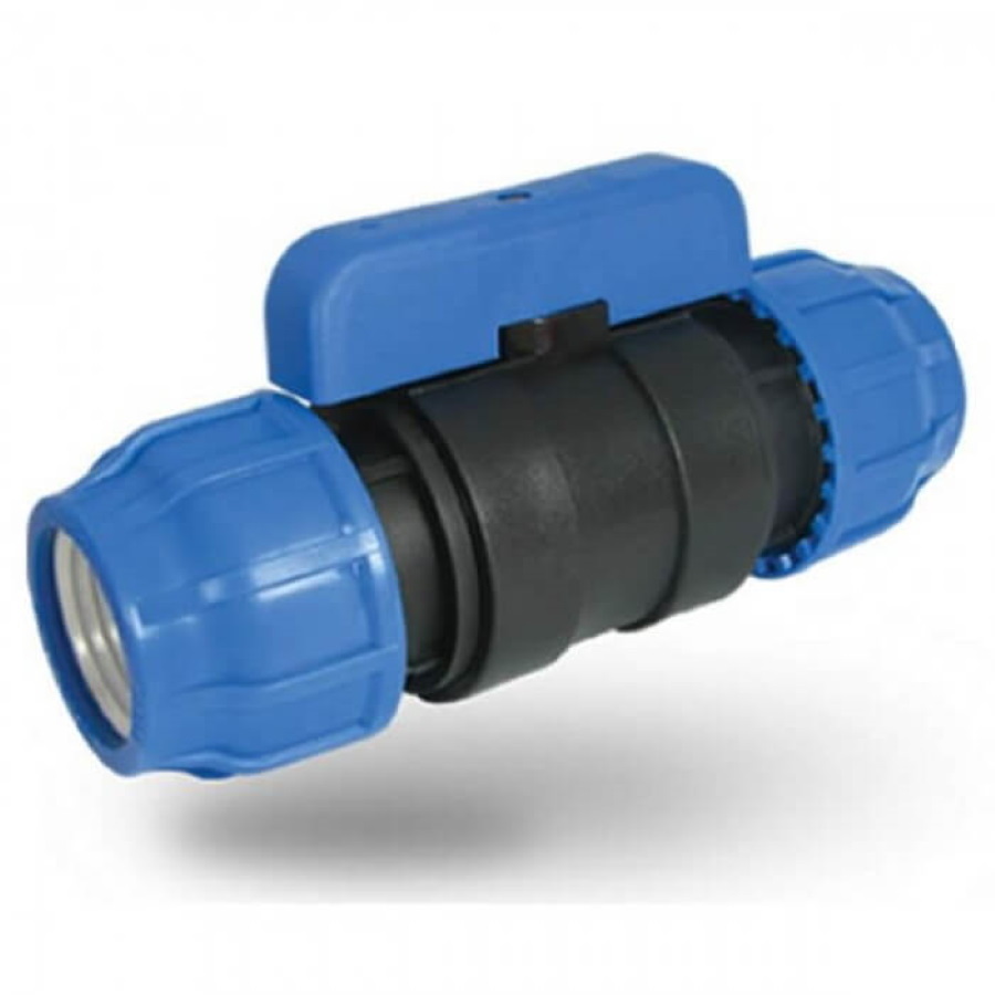 Кран шаровый пластиковый зажим-зажим ПНД 20 мм — купить в интернет ...