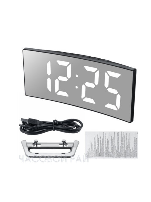 Led mirror clock dt 6507. Настольные электронные часы DT-6507.