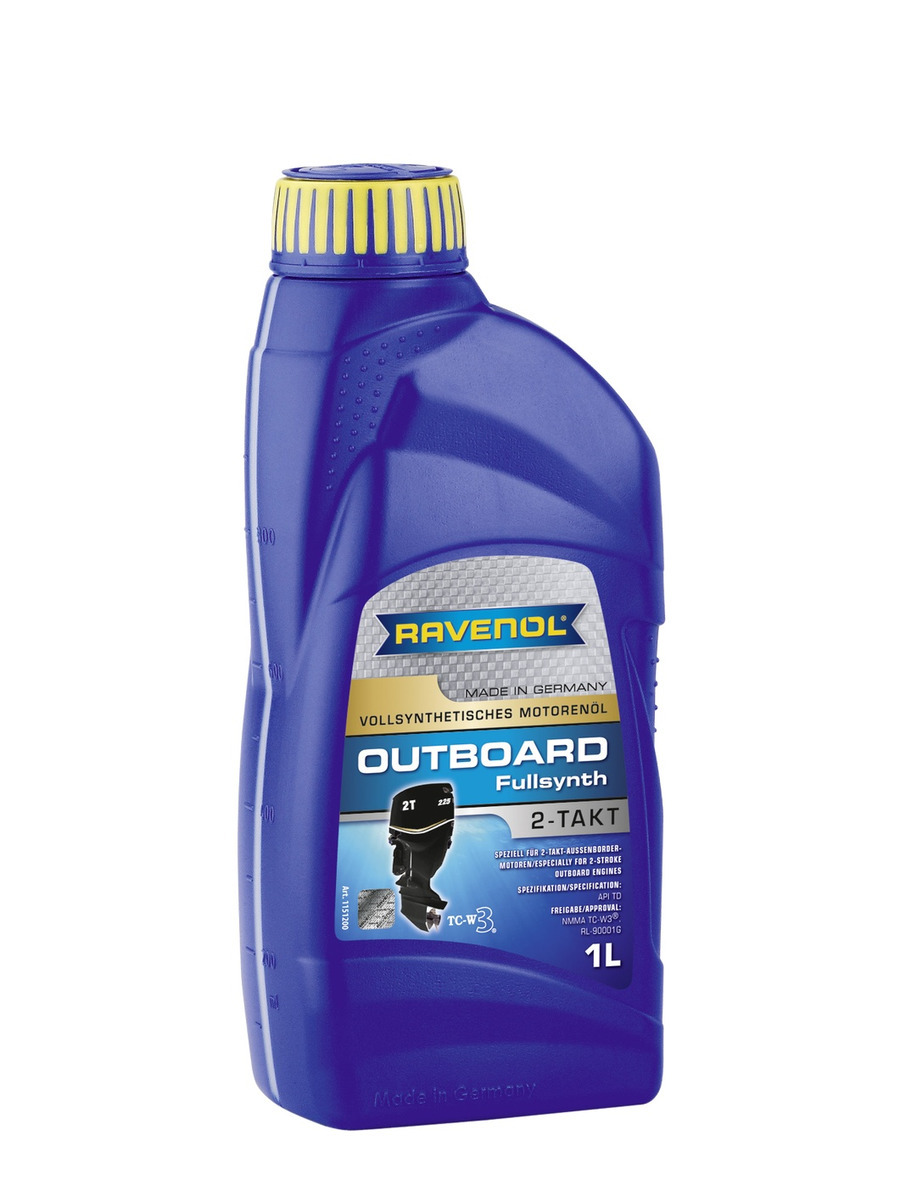 RAVENOL Outboardoel 2T Fullsynth Не подлежит классификации по SAE Масло моторное, Синтетическое, 1 л