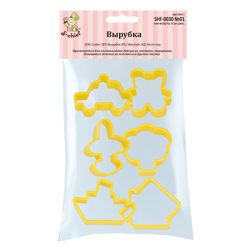 вырубка для торта цифры. вырубка 6.