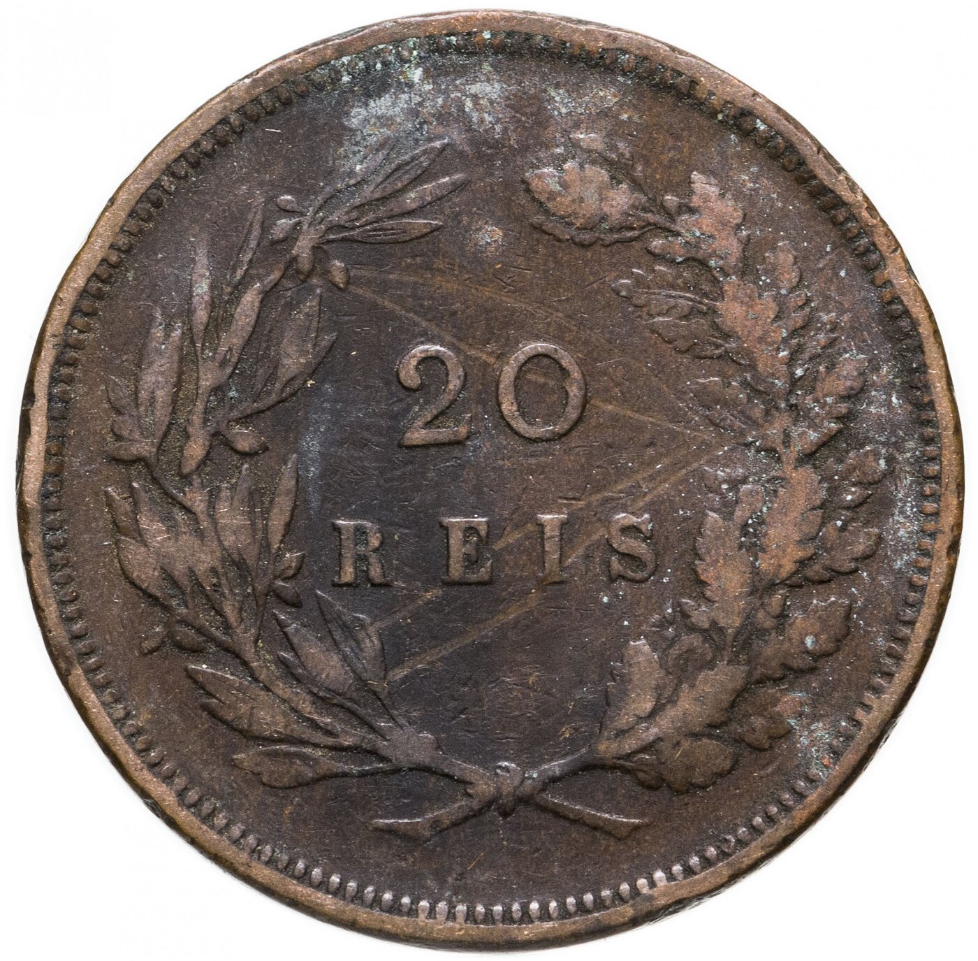 Рейс португалия. Португалия 1852 монета 20 рейсов. Реал 20 монеты. 20 Реалов 1943. Португалия монета 20 реалов 18 век