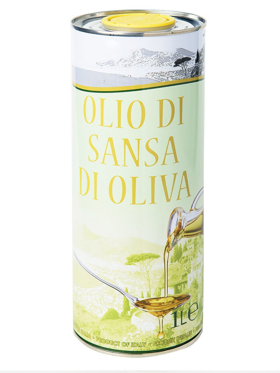 Оливковое масло Vesuvio OLIO DI SANSA di Oliva для жарки Италия 1 л ...