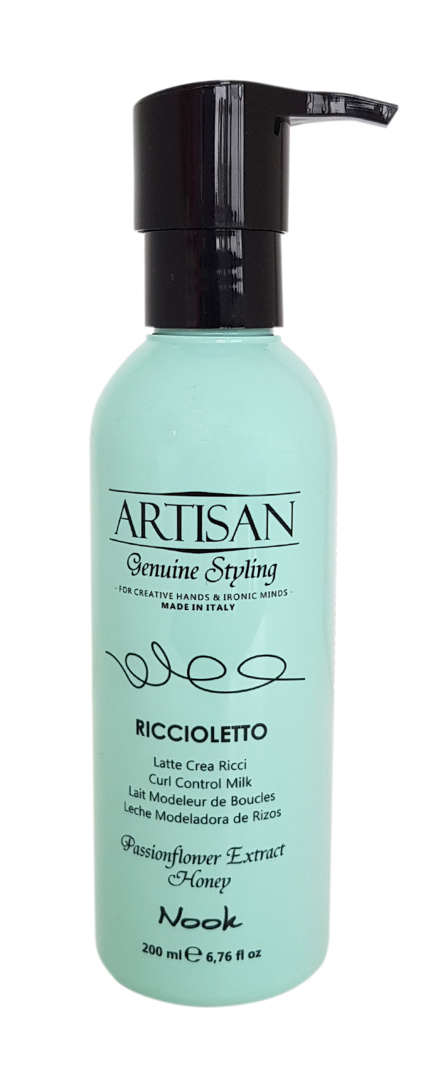 NOOK Riccioletto. Cream For Curly And Wavy Hair Крем для укладки вьющихся волос, 200 мл