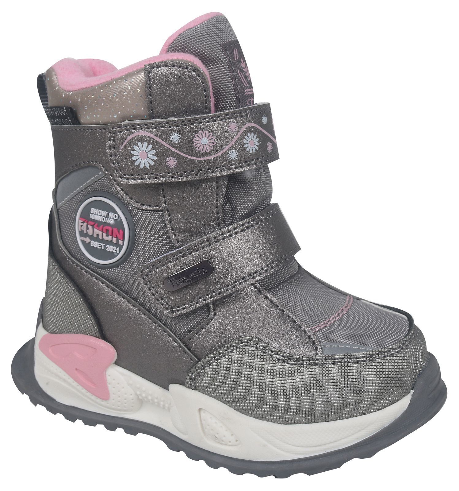 M2018b-2 бордо ботинки зима для девочек (27-32)8