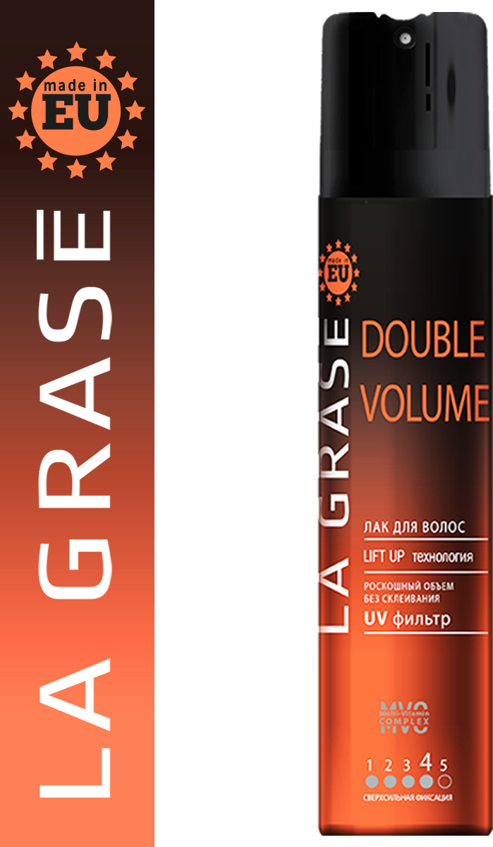 Лак для волос La Grase Double Volume Супер Объем Lift Up 250мл