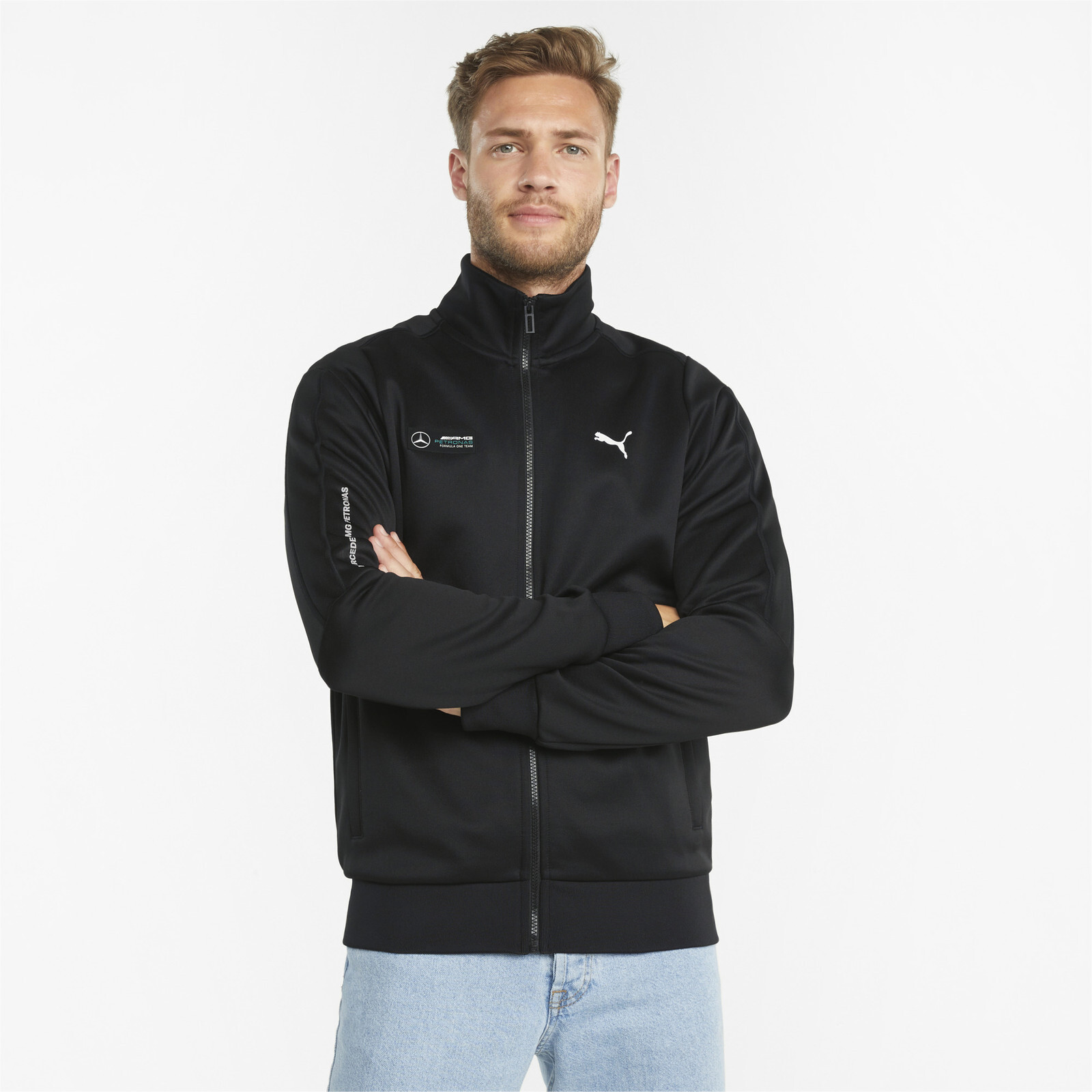 Олимпийка Mercedes f1 t7 men's track Jacket