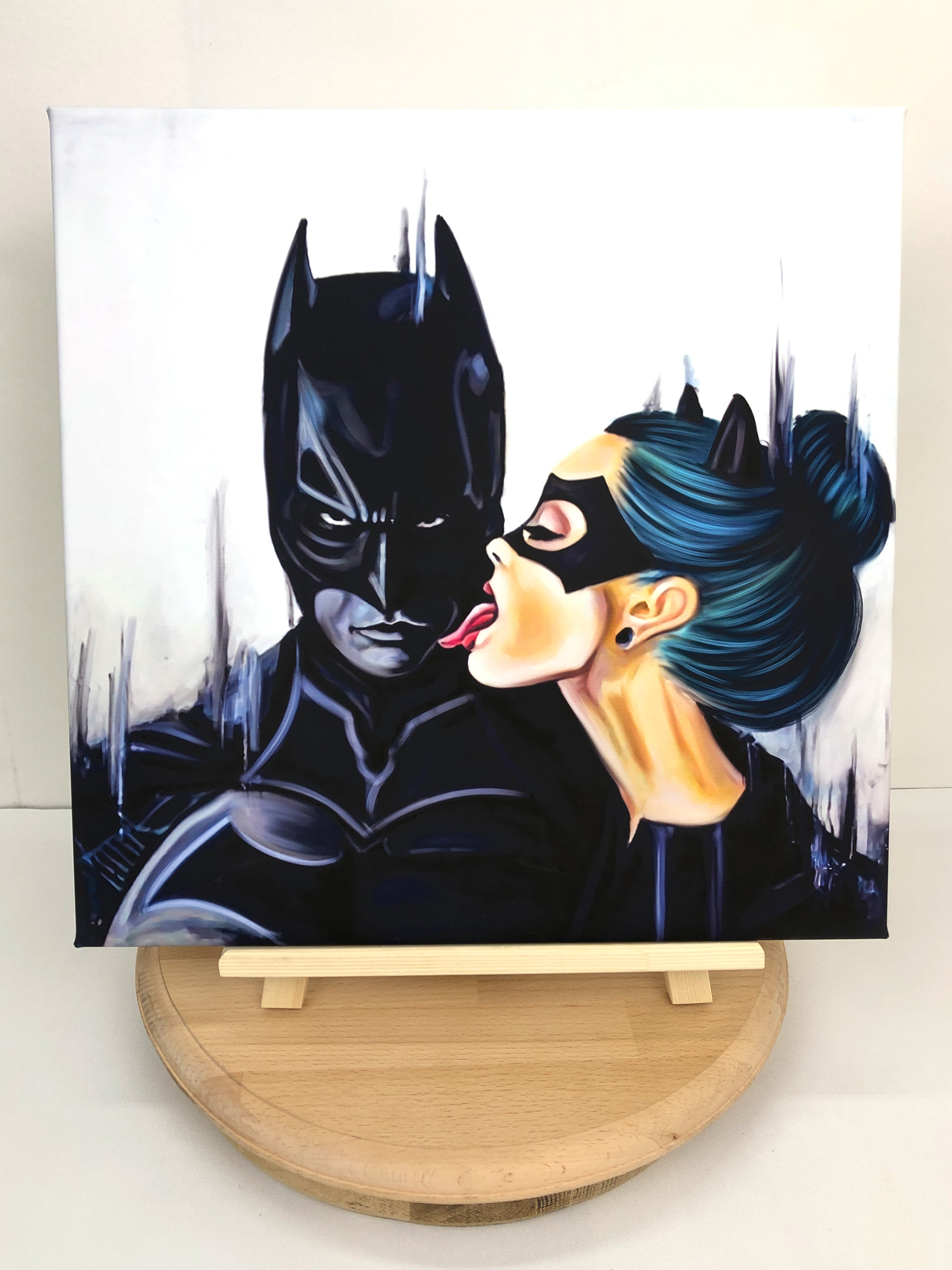 Paintboy Бэтмен и женщина кошка