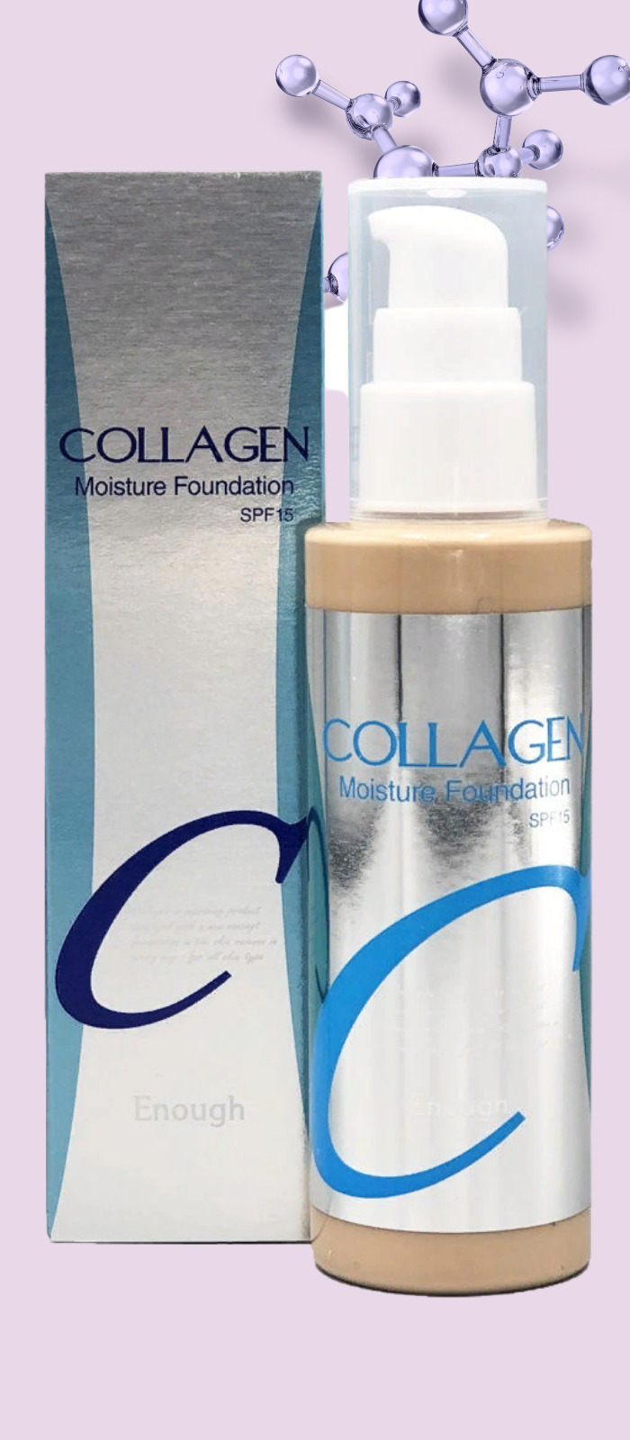 Увлажняющий тональный крем с коллагеном enough Collagen Moisture Foundation ,тон 21