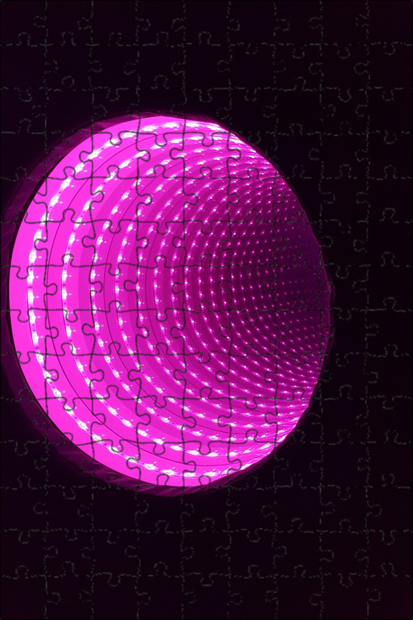 Кольцевая подсветка. Круглая подсветка. Светодиодный тоннель. Световой туннель. Розовый светодиод.