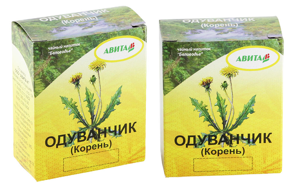 Одуванчик корень Авита 50 г x 2 упаковки, при желчнокаменной болезни ...