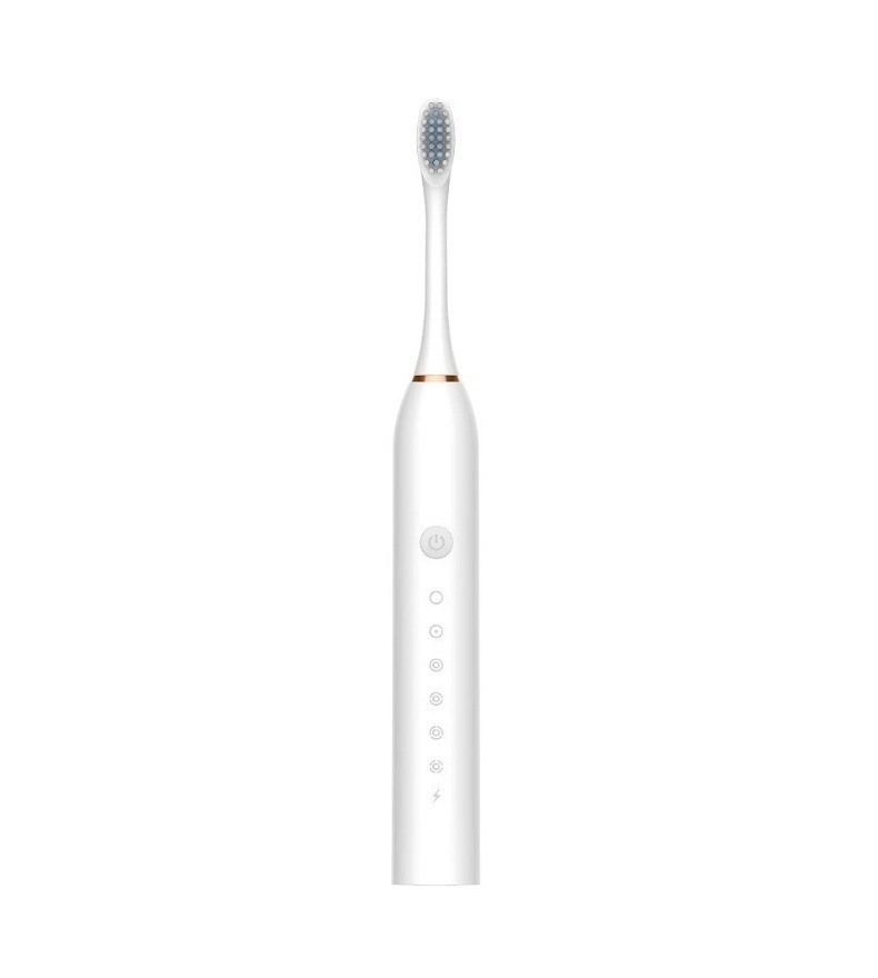 Электрическая зубная щетка Sonic Toothbrush X-3 / беспроводная звуковая щетка, белая