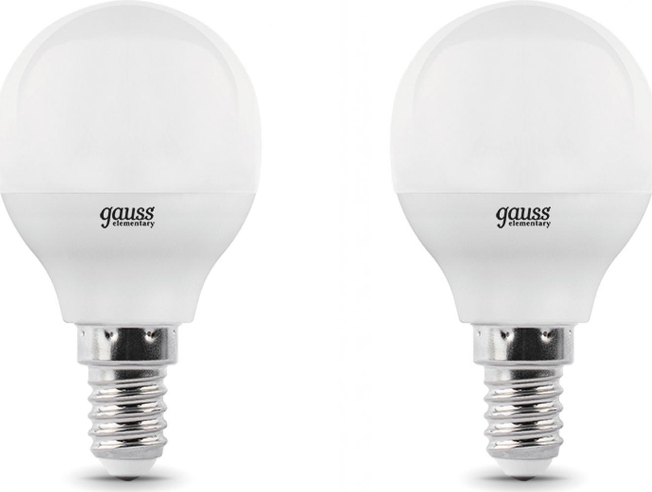 Gauss elementary led e14. Gauss Elementary a60 10w 920lm 4100k е27 led. Лампа led gx53 9w 4100k Gauss Elementary 83829.