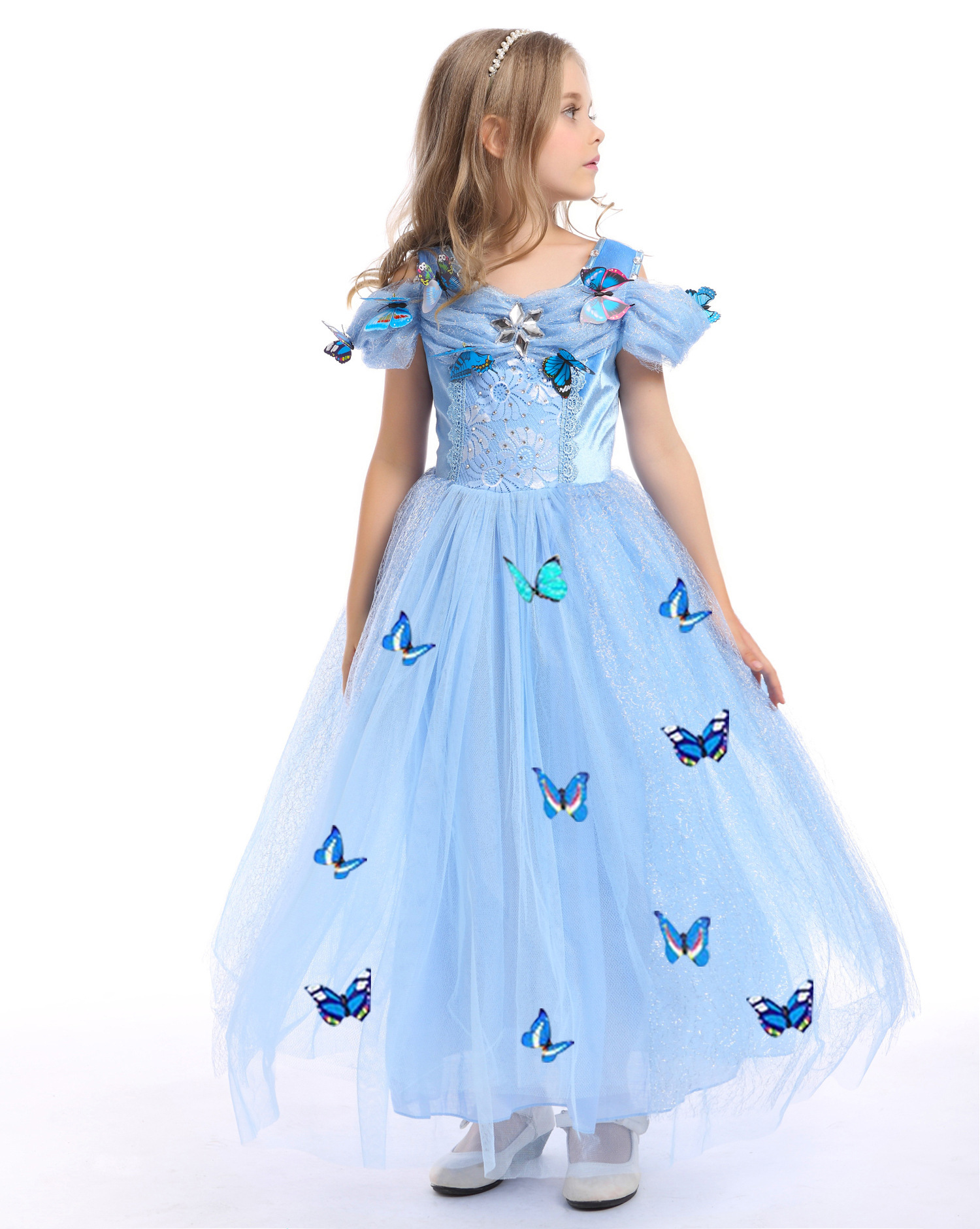 Платье для девочки бабочки