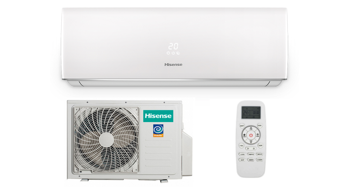 Инверторная сплит-система (Кондиционер) на 21 кв. Hisense SMART DC Inverter AS-07UR4SYDDB15G/AS-07UR4SYDDB1W