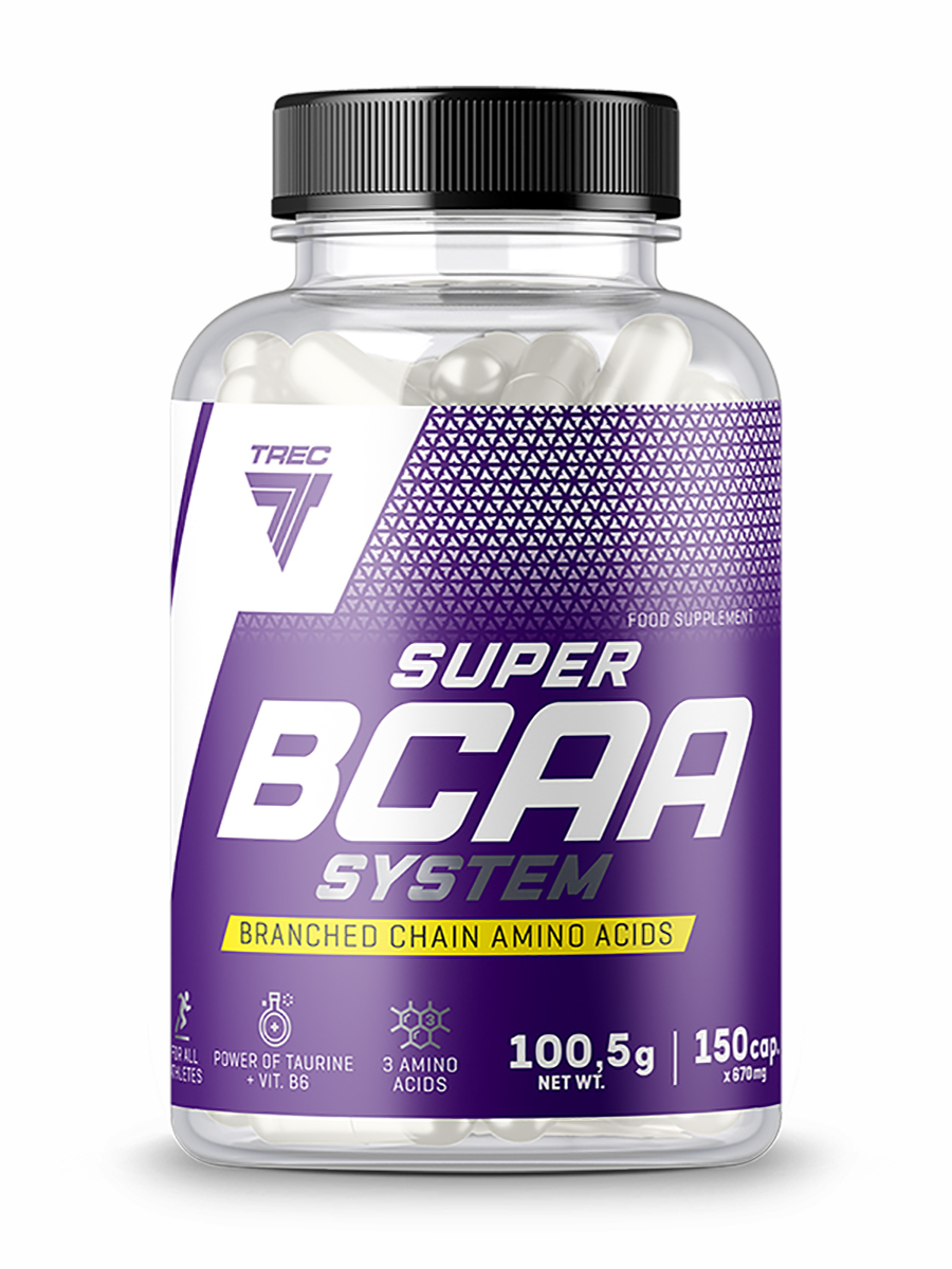 Аминокислоты Trec Nutrition Super BCAA System, 150 капсул — купить в ...
