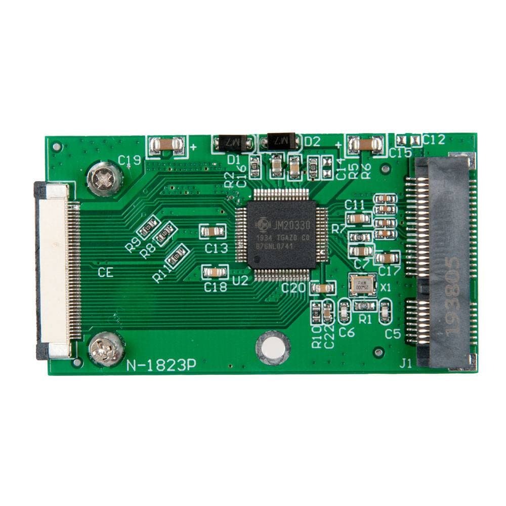 Адаптер-переходник для установки диска SSD mSATA в разъем 1.8" CE ZIF / NFHK N-1823P