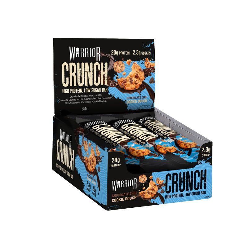 Warrior Протеиновый батончик Crunch High Protein Bar 64г х 12шт ...