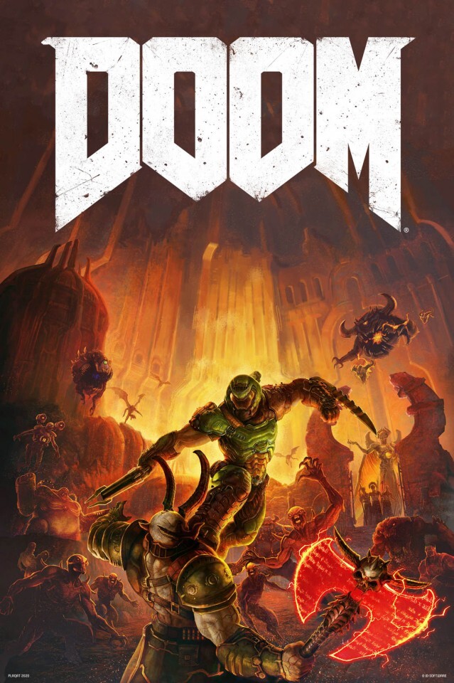 Doom постер. Дум этёрнал постер. Doom постер. Doom 2016 постер. Doom 2016 poster.