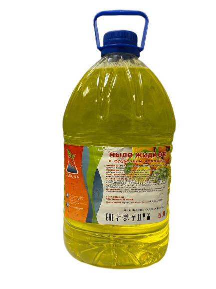  жидкое для пенного дозатора с фруктовым ароматом ПЭТ, 5000 мл .