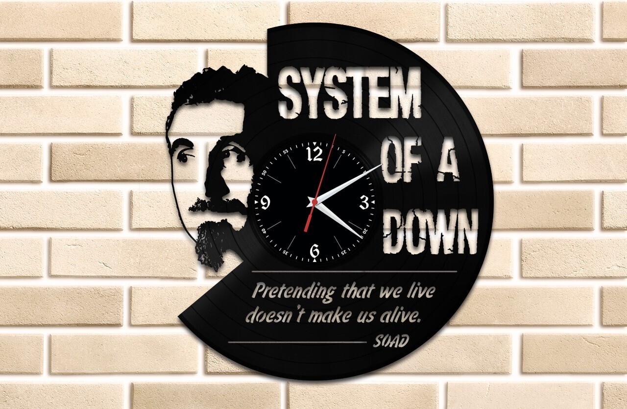 Down hours. Пластинка виниловая System of a down. System of a down часы. Часы из пластинки SOAD. Виниловая пластинка Sony System of a down System o фото.