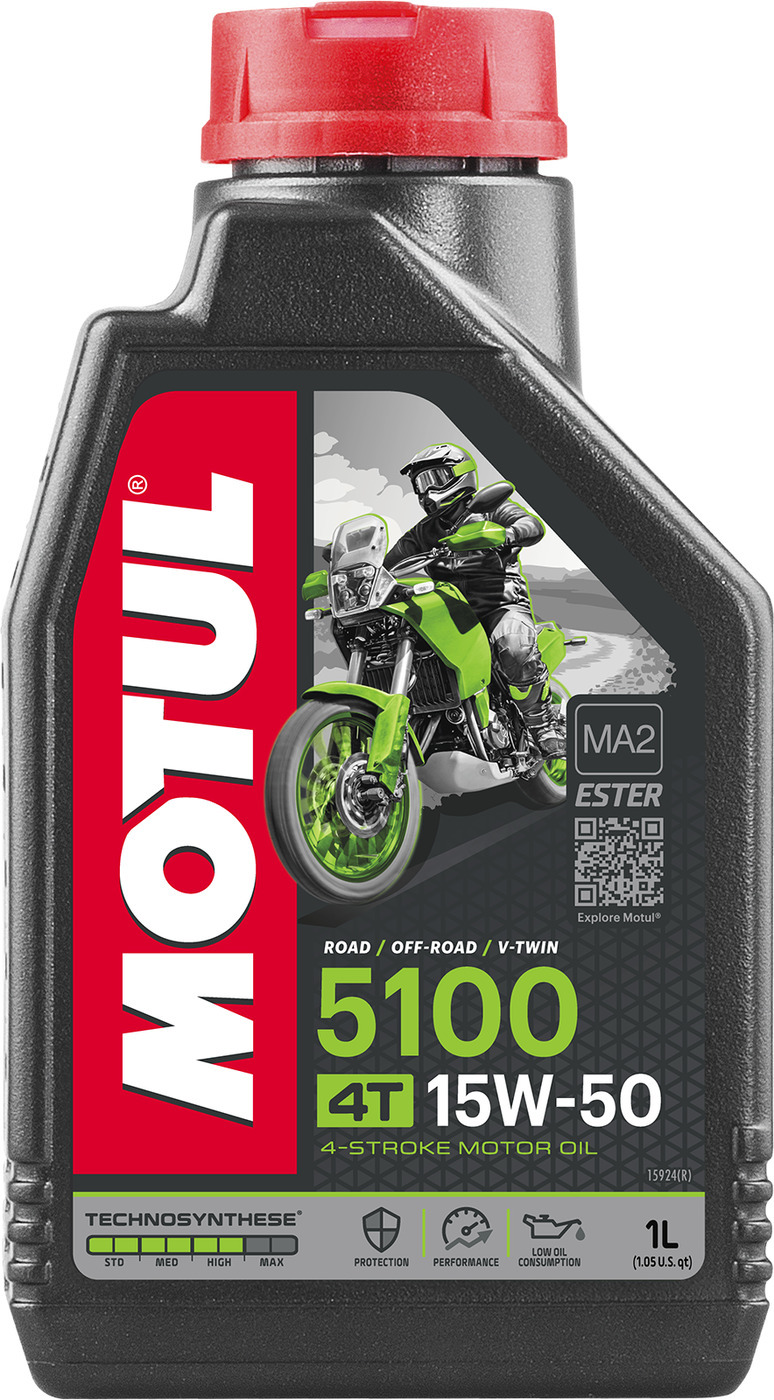 MOTUL 15W-50 Масло моторное, Полусинтетическое, 1 л