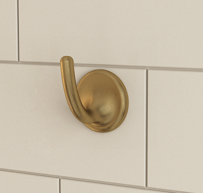 Фото товара на маркетплейсе ozon Крючок настенный для ванной комнаты, Oldie, IDDIS, OLDBR10i41, сплав металлов, бронза