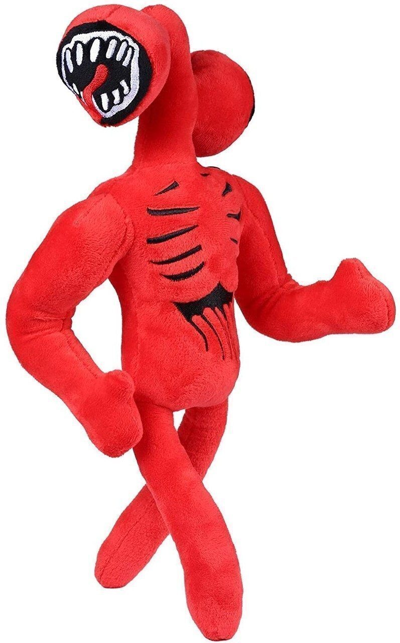 Мягкая игрушка сиреноголовый, Siren Head, красный. белый, синий, черный ...