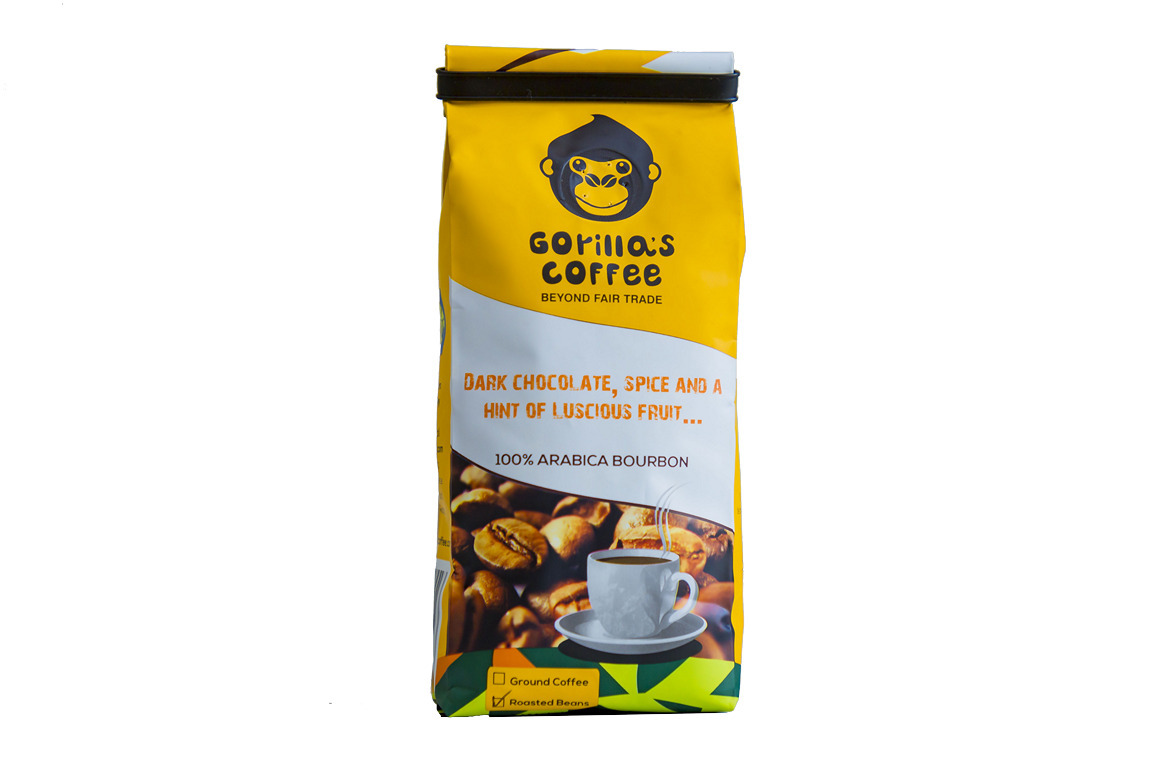 Кофе молотый Gorillas Coffee 100% ARABICA BOURBON ,средняя обжарка, 250 ...
