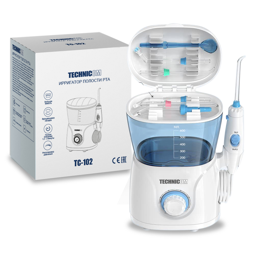 Ирригатор полости рта стационарный TECHNICOM TC-102 - купить по ...