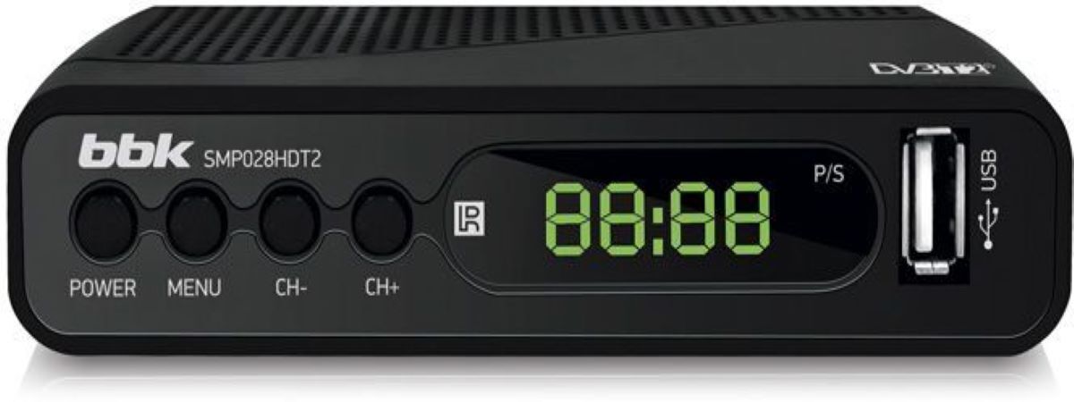 ТВ ресивер BBK SMP028HDT2, черный купить по выгодной цене в интернет ...