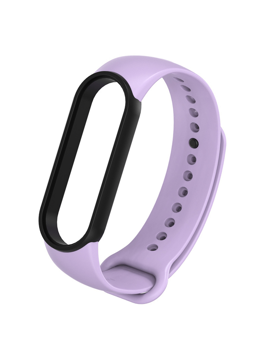 Силиконовый ремешок двухцветный для Xiaomi Mi Band 5 , Xiaomi Mi Band 6 ...