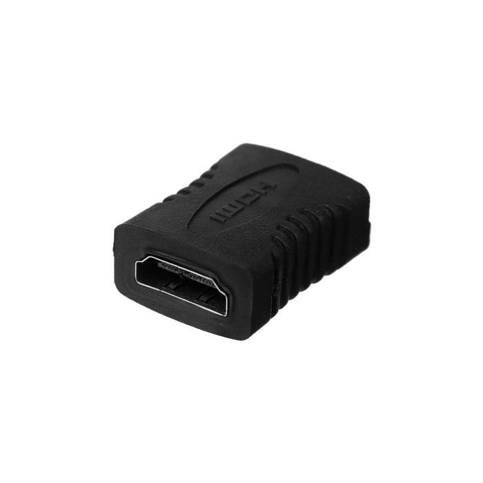 ПереходникLuazON,HDMI(f)-HDMI(f),черный