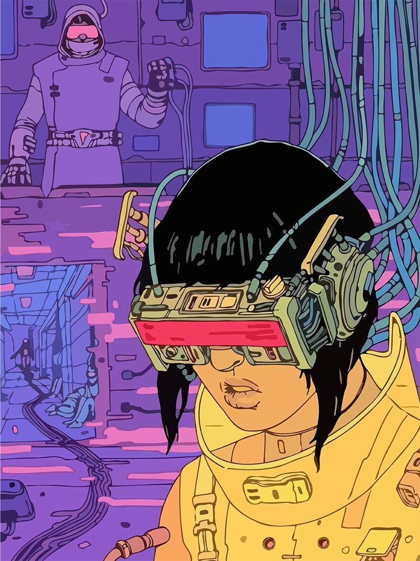 Cyberpunk anime retro фото 90